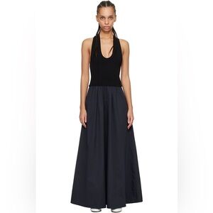 St. Agni Black Maxi Dress